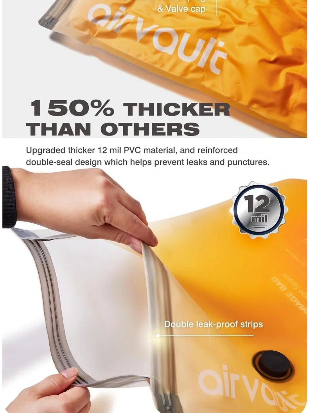 Air vault orange vacuum